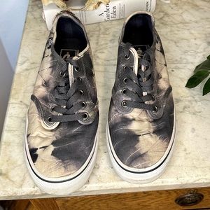 Vans ultra Cush classics lace up 9 black cream tye dye